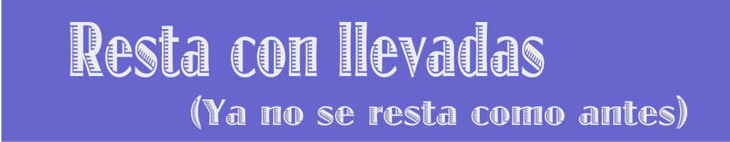 Ya no se resta como antes
